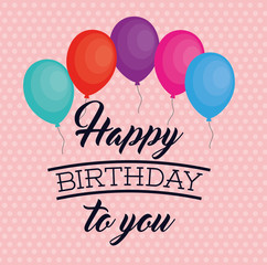 Happy birthday design 