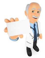 3D Doctor showing a blank card