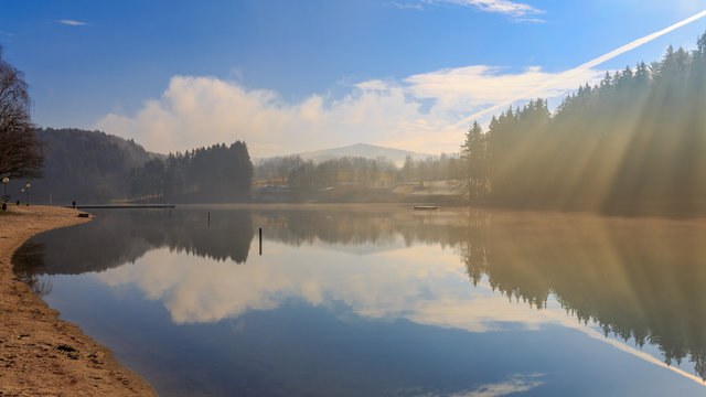 Wintermorgen am Eginger See