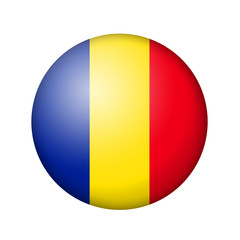 Fototapeta premium The Romania flag