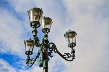 Fototapeta na wymiar Street Lamp outdoor, Nevada, USA