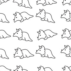 dinosaur vector, seamless © meen_na