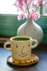 Matcha Latte Cup of green tea