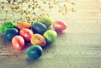 Easter rural background