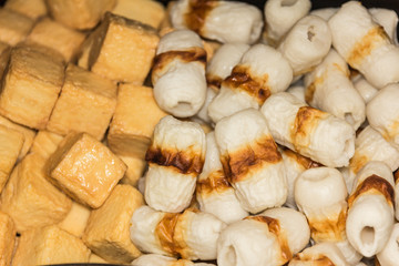 Tofu Fish and Chikuwa
