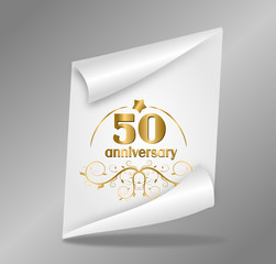 50 anniversary background