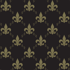 Seamless Fleur De Lis Pattern