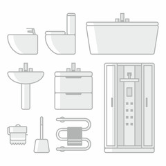 Icons bathroom set