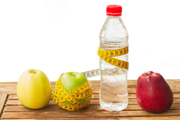 Healthy food on table