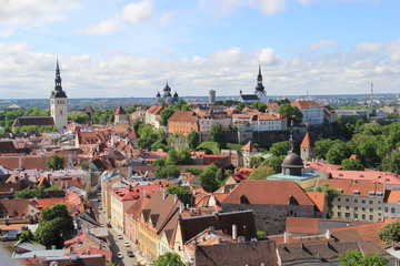 Obraz premium Tallinn, capitel of Estonia, ywar 2014
