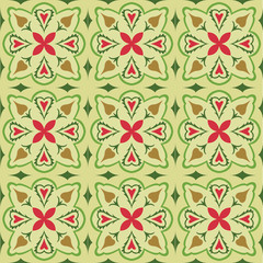 Vector tile seamless pattern background.