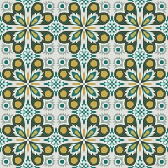 Fototapeta premium Vector tile seamless pattern background.