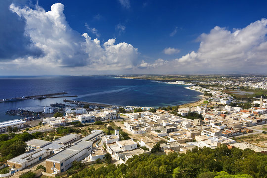 Tunisia. Kelibia - there is breathtaking view from the top of the Byzantine fort