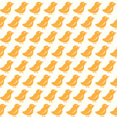 Seamless Tweet Bird Pattern