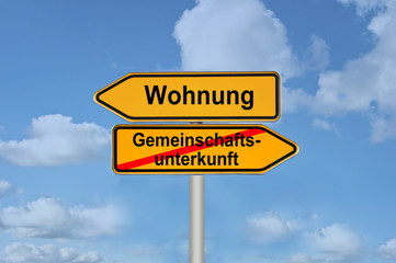 Fototapeta premium Wohnung Gemeinschaftsunterkunft