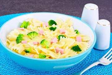Pasta, Sausage and Broccoli Diet Food