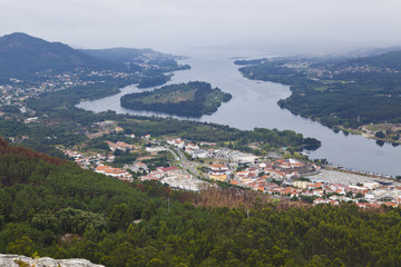 Fototapeta na wymiar Panoramic of Vila Nova de Cerveira