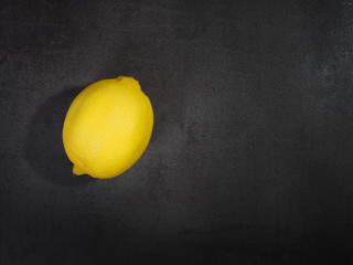 Lemon on vintage background