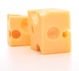 cheese isolated on white background cutout