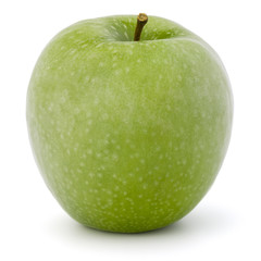 green apple isolated on white background cutout