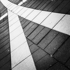 Geometric lines on the ground