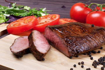 Beef steak - Stock Image