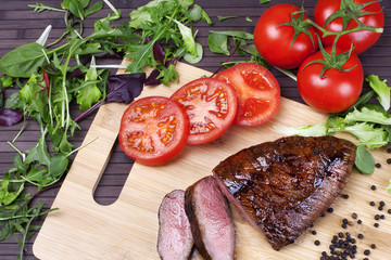 Beef steak - Stock Image