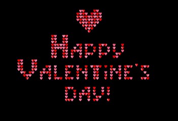 Print with hearts for Valentines Day