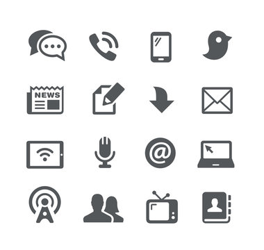 Telecommunications Icons - Utility Series