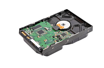 Inside hard disk drive