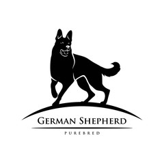 German shepherd dog symbol 
