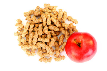 Wheat Bran with Apple Healthy Eating