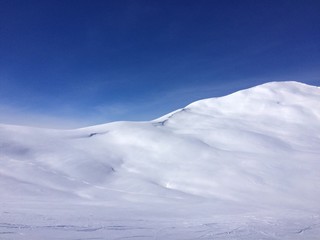 Winter scenery in Klosters, Switzerland