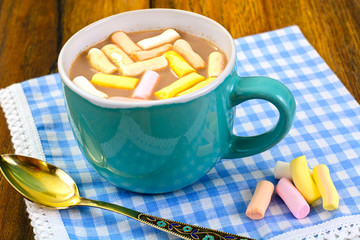 Cocoa with Marshmallows Sweet Food