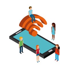 isometric people design 
