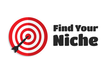 Find Your Niche Target Aim Icon