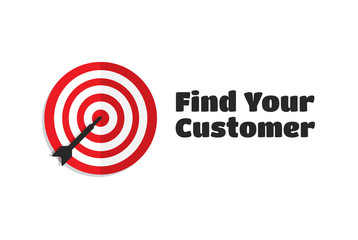 Find Your Customer Target Aim Icon