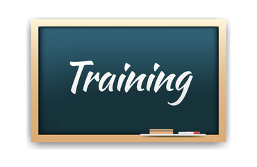 Obraz premium Training Chalkboard