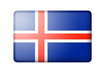 Obraz premium The Icelandic flag