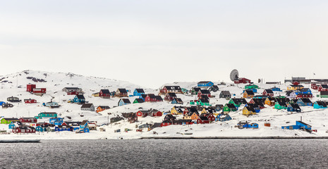 Colorful Aasiaat city © vadim.nefedov