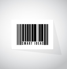 smart ideas barcode sign concept