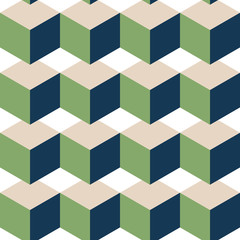 Obraz premium abstract geometric background with isometric cubes