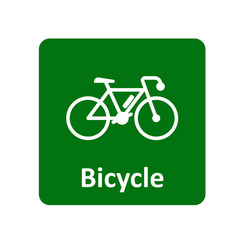 Fototapeta premium Bicycle icon for web and mobile