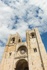 Se Cathedral, the main and oldest church in Lisbon, Portugal