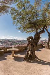 Sao Jorge Castle inside view.