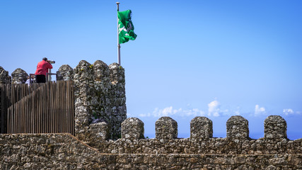 Moorish castle scenery - Sintra, Portugal