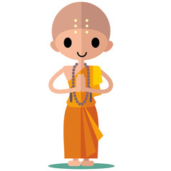 Buddhist monk © amid999