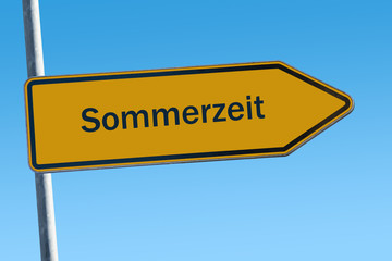 Schild 65 - Sommerzeit