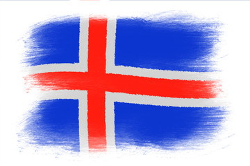 The Icelandic flag