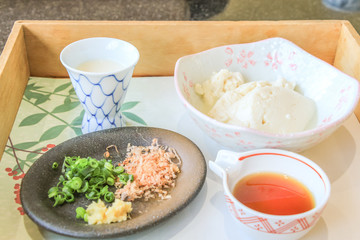 Tofu, Japanese traditional food / 豆腐料理　和食